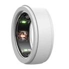 For Samsung Galaxy Ring / Oura Ring Silicone Solid Color Cover Scratch Resistant Case, Size: M(White) - 1