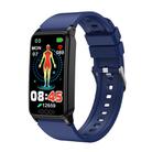 Uric Acid Blood Lipid Noninvasive Blood Sugar Heart Rate Oxygen Temperature Monitoring Smart Healthy Sports Bracelet(Blue) - 1