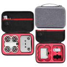 For DJI Neo Fly More Combo Carrying Case Handbag Protective Box(Gray + Red Inner) - 1