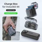 For Insta360 X4 AMagisn Dual Battery Charging Box Transparent Battery Storage Compartment - 2