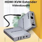 KVM 60m HDMI Network Cable Extender With Audio/Video Transmitter+Receiver, US Plug - 2