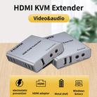 KVM 60m HDMI Network Cable Extender With Audio/Video Transmitter+Receiver, US Plug - 3