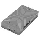 Dual M.2 NVME SSD RAID Array Mobile Hard Drive Enclosure Type-C USB3.2 GEN2x2 20G 586R(Dark Gray) - 1