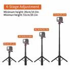 VRIG Action Camera Tripod Selfie Stick 17-51cm Adjustable Extension Pole for Insta360 / DJI Action / GoPro HERO - 3