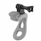 TELESIN Action Camera Mount Silicone Adjustable Mini Flexible Bracket For GoPro HERO / Insta360 / DJI Action Camera(Gray) - 1