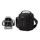 Cwatcun D140 Shoulder Crossbody Camera Storage Bag Shockproof Dropproof Leisure Outdoor Small Bag, Color: Small Black - 1