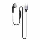 Single Side Subwoofer Wired Earphone, Style: Type-C Port With Mic Straight Head 120cm - 1