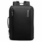 Ozuko Business Laptop USB Backpack Men Schoolbag(Black) - 1