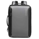 Ozuko Business Laptop USB Backpack Men Schoolbag(Dark Gray) - 1