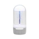 Portable Colorful Atmosphere Light Jellyfish Rhythmic Bluetooth Speaker(White) - 1