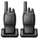 RETEVIS H777 1pair 16 Channels Compact Portable Handheld Walkie Talkie With Charging Base, Style: PMR - 1