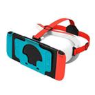 DEVASO Compatible With Switch / Switch OLED Gaming Console VR Glasses(White Blue) - 1