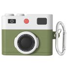 For AirOods 3 Earphone Silicone Retro Camera Design Cover Protective Case(Green) - 1