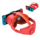 DEVASO Compatible With Switch / Switch OLED Display Game Console HD 3D VR Glasses Headband Adjustment Accessories(Orange Blue) - 1