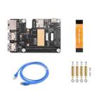 Waveshare For Raspberry Pi 5 PCIe to MiniPCIe / Gigabit Ethernet / USB 3.2 Gen1 HAT, Spec: No Accessories - 1