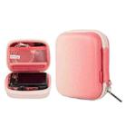 Cwatcun H45 Mini Storage Bag Small Microslice Digital Camera Bag PU Waterproof Hard Shell Bag(Pink) - 1