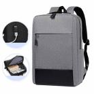 Large-capacity Travel Business Waterproof Laptop Backpack(Gray) - 1