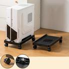 Computer Host Bracket Desktop Chassis Mobile Tray Base Heightening Rack with Pulley, Spec: Universal Wheel + Straight Wheel - 1