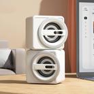 K1 Mini Desktop Computer Wired Speakers USB Subwoofer Speaker, Color: Light Edition White - 1