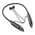 M518P Running Sports Long Standby Semi-In-Ear Neck-Hanging Digital Bluetooth Earphone(Black) - 1