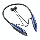 M518P Running Sports Long Standby Semi-In-Ear Neck-Hanging Digital Bluetooth Earphone(Blue) - 1