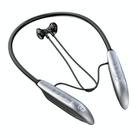 M518P Running Sports Long Standby Semi-In-Ear Neck-Hanging Digital Bluetooth Earphone(Silver) - 1