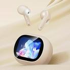 Smart Touch Color Screen Wireless Bluetooth Earphones(Skin Color) - 1