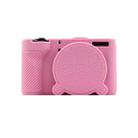 For Canon PowerShot V1 Camera Protective Silicone Case(Pink) - 1