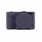 For Canon PowerShot V1 Camera Protective Silicone Case(Dark Blue) - 1