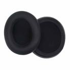 1pair For SteelSeries Arctis Nova 3 / 5 / 7 / Pro Wired Headphone Sponge Cover, Color: Black Leather - 2