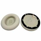 1pair For Anker Soundcore Space One S1 Headphone Leather Sponge Cover(White) - 2