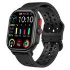 Sports Smart Watch 2.06 Inch Ultra HD AMOLED Screen Bluetooth Talking Watch(Black) - 1