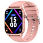 Bluetooth Talk HD Large Screen Heart Rate Oxygen Monitoring Multi-Sport Mode Smart Watch(Pink) - 1