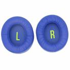 1pair For JBL JR460NC Headphone Leather Sponge Cover Earmuffs(Blue) - 1