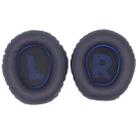 1pair For JBL Quantum 350 / 360 Headphone Leather Sponge Cover Earmuffs(Blue) - 1