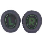 1pair For JBL Quantum 350 / 360 Headphone Leather Sponge Cover Earmuffs(Green) - 1