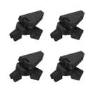 For DJI Neo CQT Booster Landing Gear Folding Small Stand(Black) - 1