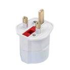 Multifunctional EU To UK Plugs Adapter Power Converter 3 Pin To 2 Pin Socket Travel 250V 13A Adaptor(White) - 1