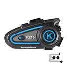 KUQIBAO K21S Motorcycle Riding Helmet Dual Intercom Bluetooth Headset With Lights(Soft Microphone) - 1