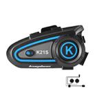 KUQIBAO K21S Motorcycle Riding Helmet Dual Intercom Bluetooth Headset With Lights(Hard Microphone) - 1