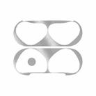 For Apple AirPods 4 Metal Sticker Case(White) - 1