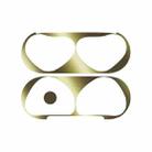 For Apple AirPods 4 Metal Sticker Case(Gold) - 1