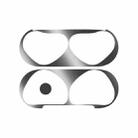 For Apple AirPods 4 Metal Sticker Case(Silver) - 1