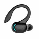 M-F8 Bluetooth 5.2 Wireless Earphone Ear Hook Mini Business Headphone HIFI Noise Cancelling Sports Gaming Earbuds(Black) - 1