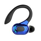 M-F8 Bluetooth 5.2 Wireless Earphone Ear Hook Mini Business Headphone HIFI Noise Cancelling Sports Gaming Earbuds(Blue) - 1