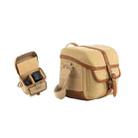 Cwatcun D146 Small Vintage Camera Bag Crossbody Canvas Digital Bag - 1