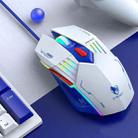 T-WOLF G560 6-keys Cool Breathing Light Gaming Wired Mouse Mechanical Office Silent Mouse(Blue) - 1