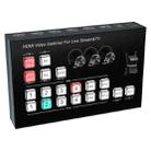 4 In 2 Out HDMI Guide Switchboard Type-C USB 3.0 Capture Port OSD Display Game Switcher US Plug(Black) - 1