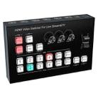 4 In 2 Out HDMI Guide Switchboard Type-C USB 3.0 Capture Port OSD Display Game Switcher EU Plug(Black) - 1