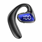 M-K8 Business Ear Hook Bluetooth Earphone Long Life Digital Display Waterproof Sports Wireless Headset(Blue) - 1